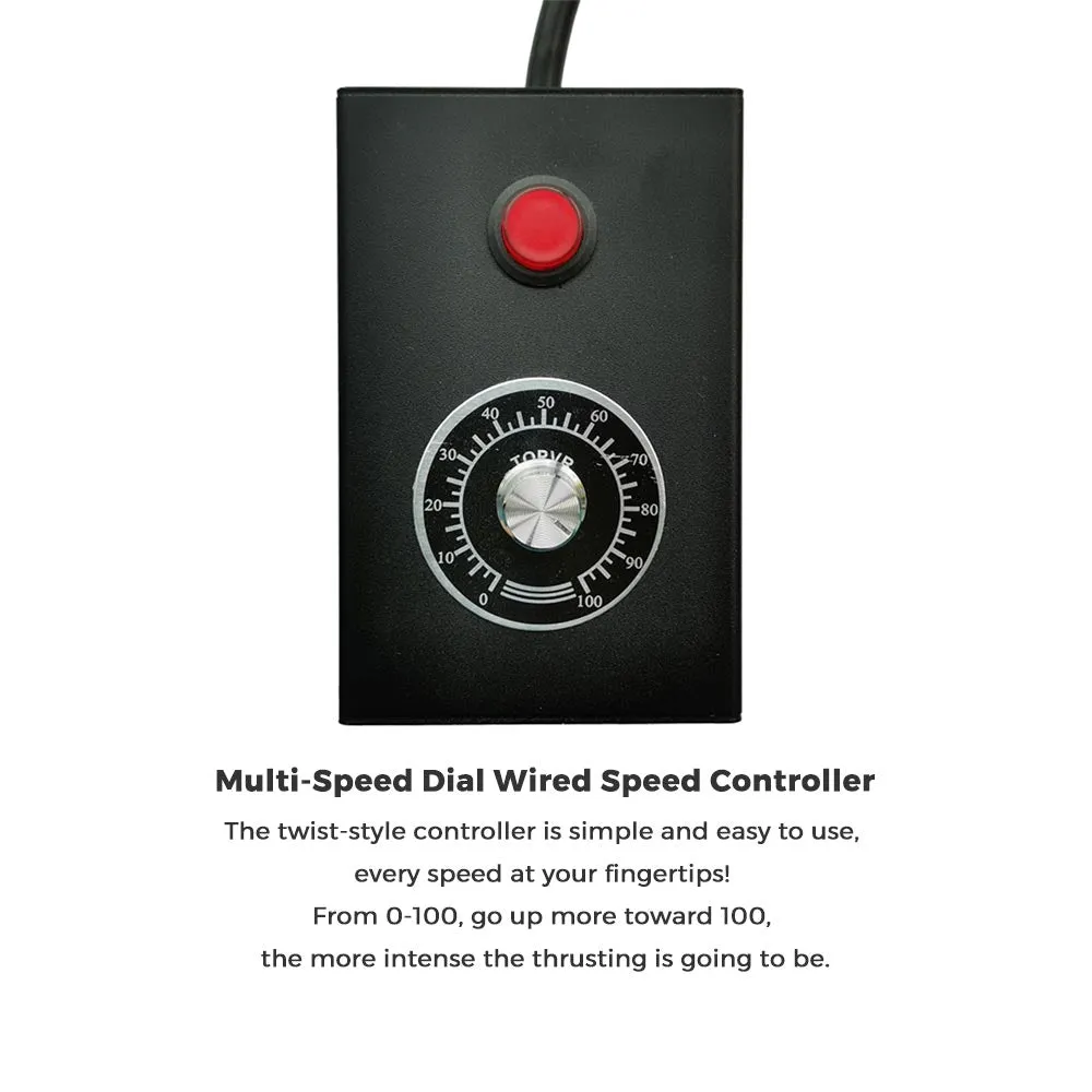 Lustti Fuck Toolbox Sex Machine FM05 with 120-Watt Motor. Anti-Rotation Connecting System