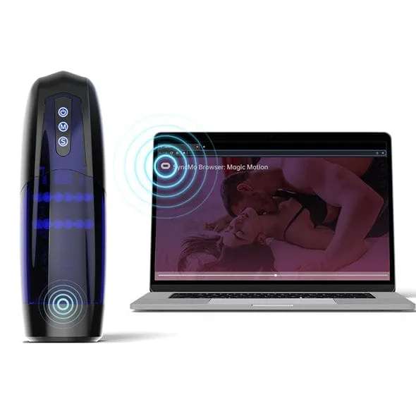 Magic Motion - Xone App-Controlled Interactive Stroker Masturbator (Blue)