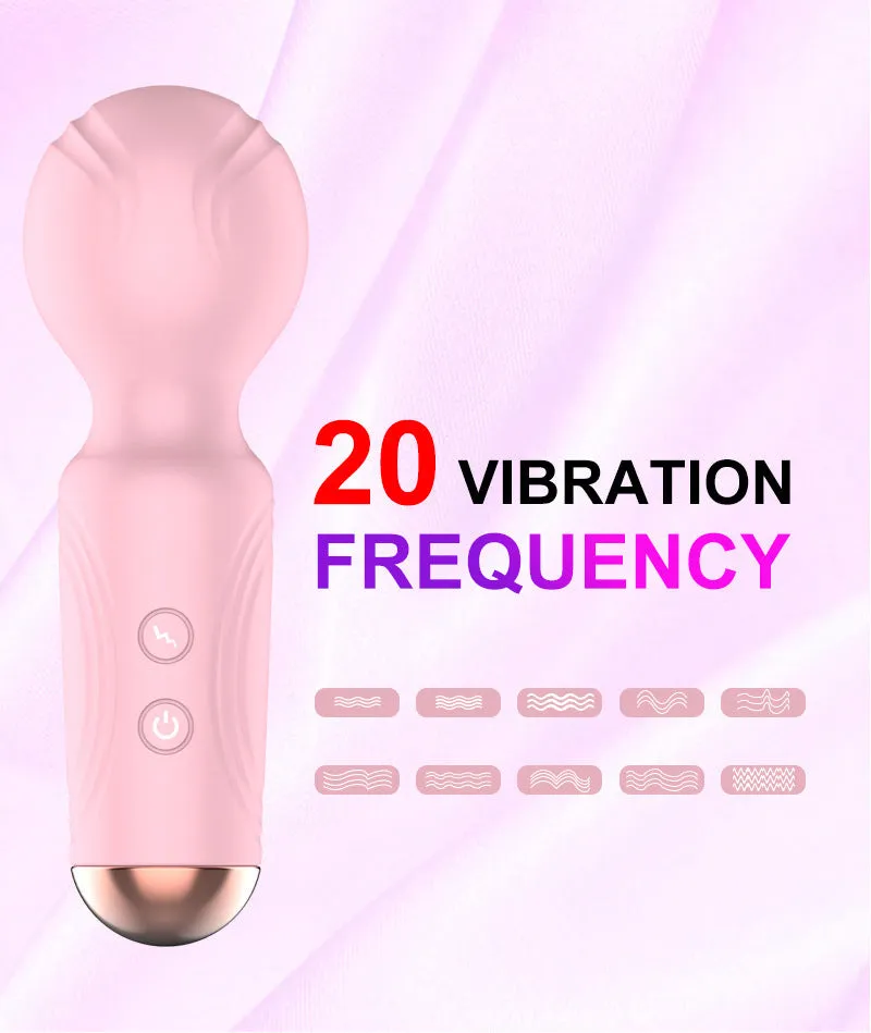 Magic Wand Clitoral Vibrator - Handheld Nipple Clit Stimulator Female Sex Toys