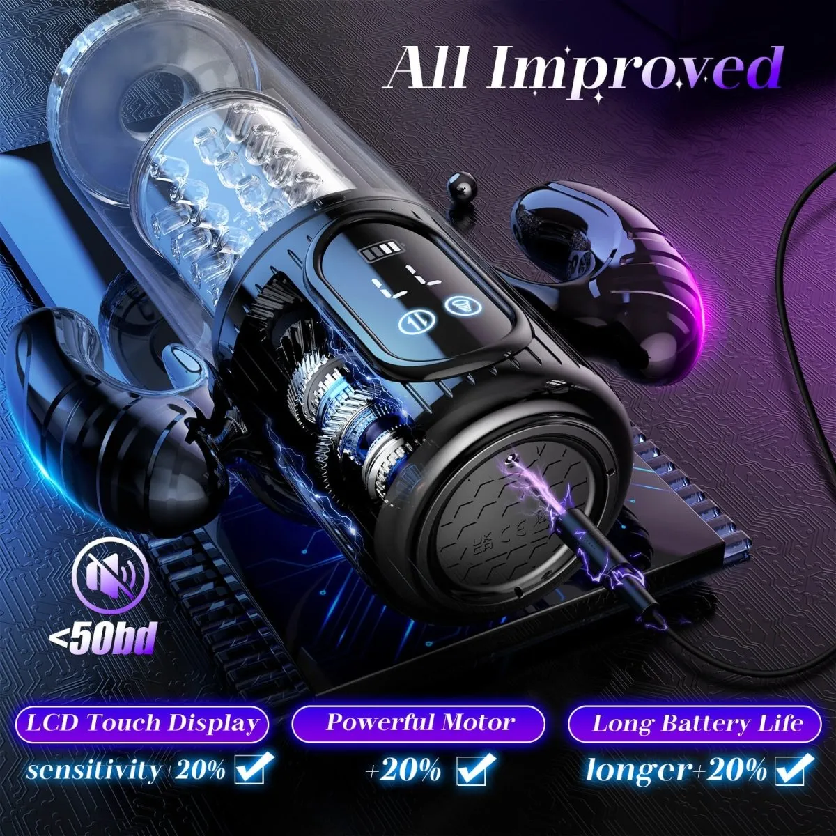 MAIDEN|2025 Hand-Free Auto Sucking Rotaing Thrusting Male Toy