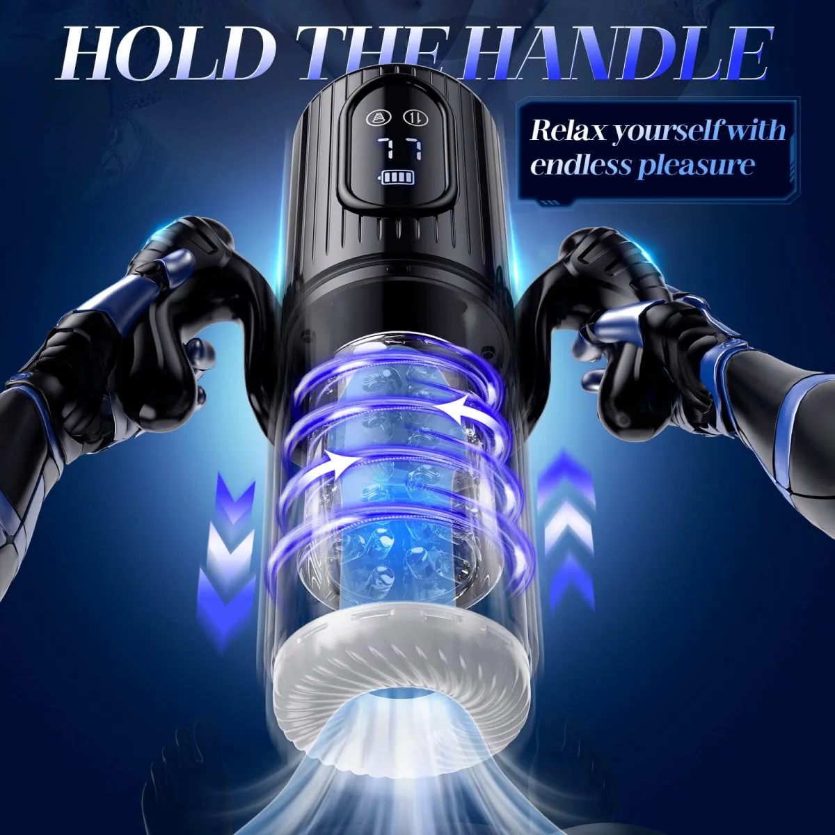 MAIDEN|2025 Hand-Free Auto Sucking Rotaing Thrusting Male Toy