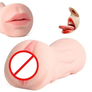 Male Masturbator in Pakistan. Men Realistic Deep Throat Silicone Artificial Vagina Mouth Anal Erotic Oral Aircraft Cups