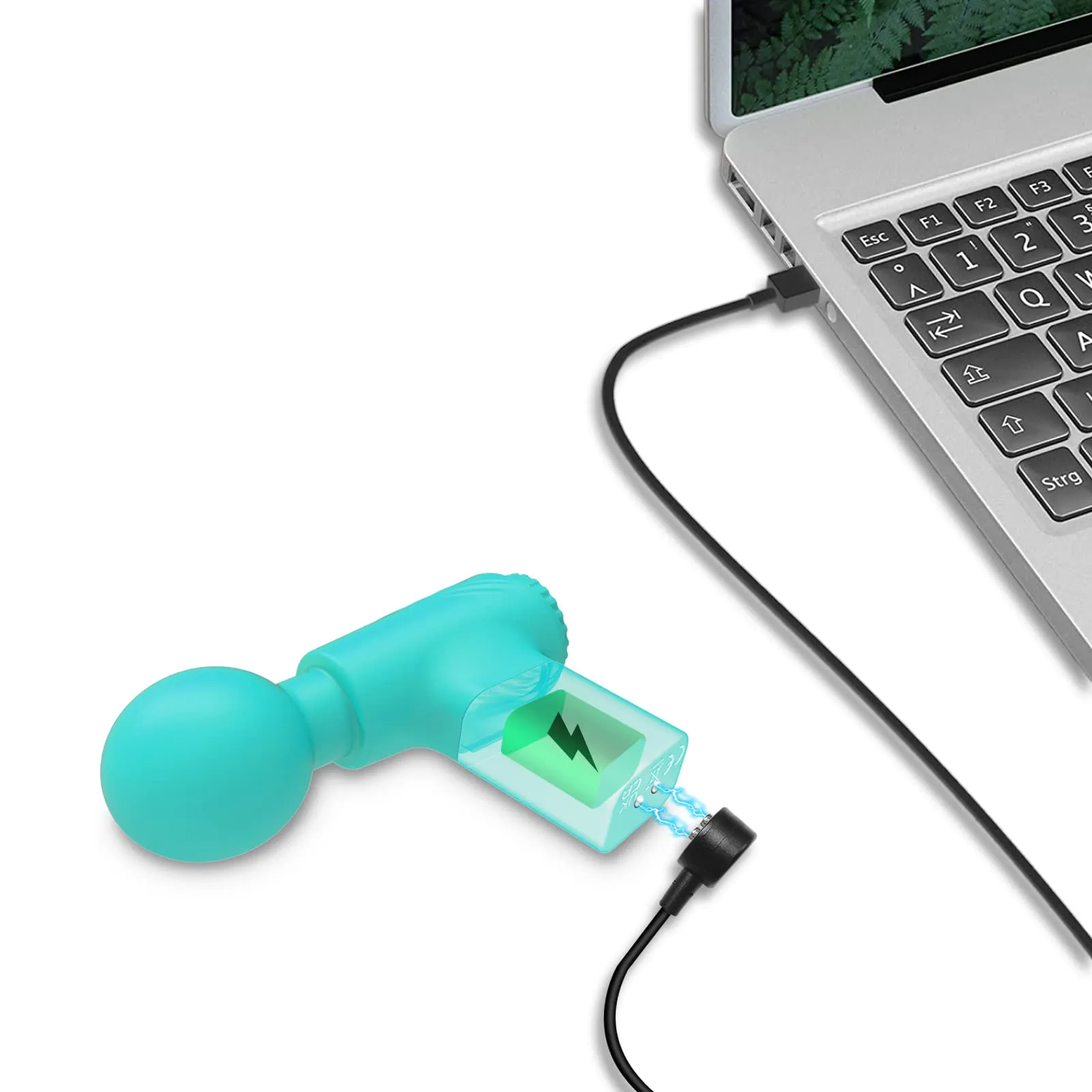 Massage Gun Magic Wand Vibrator - Pocket Powerful Nipple Clit Stimulator Sex Toy for Women