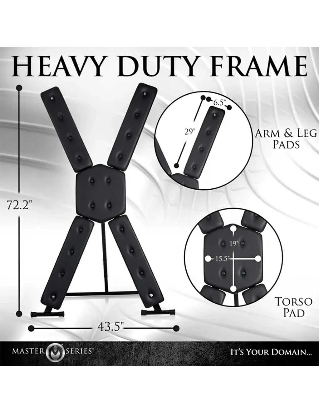 Master Series Free-Standing St. Andrew's Cross