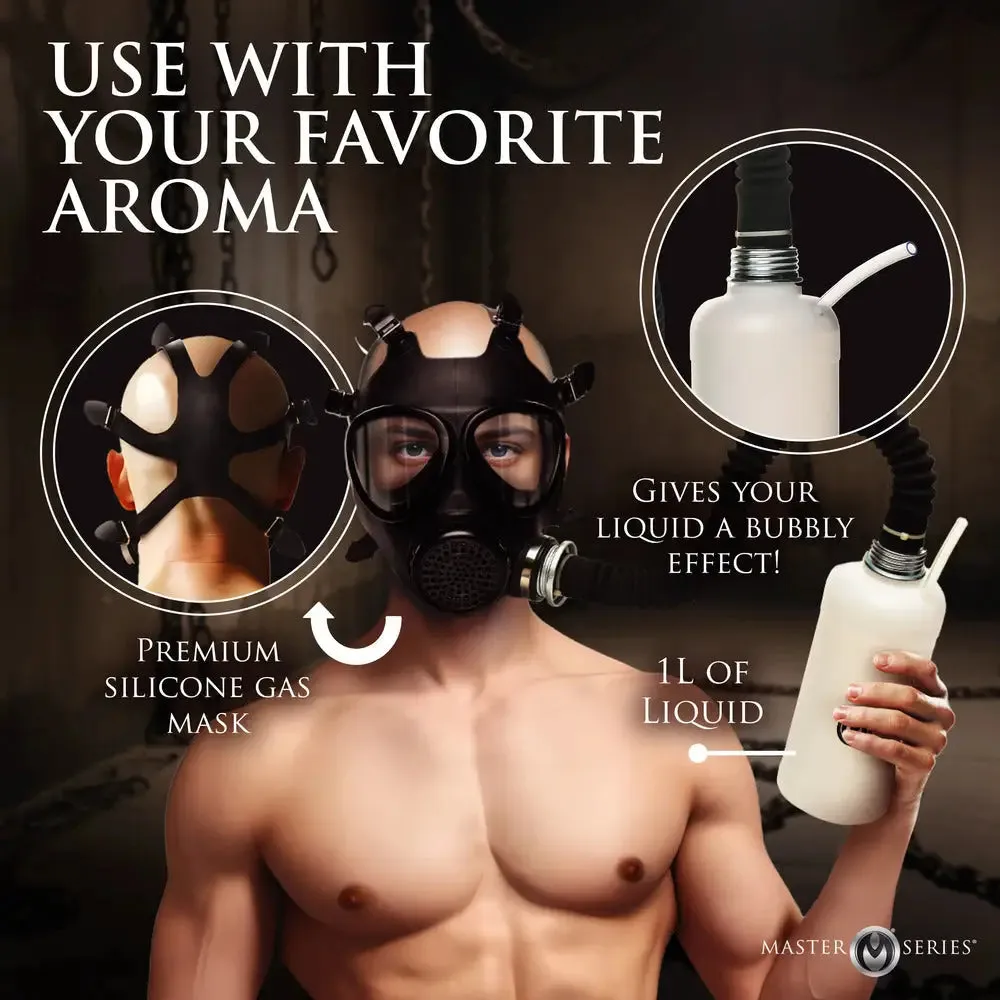 Master Series Inhaler Gas Mask with Bottle