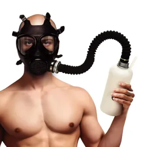 Master Series Inhaler Gas Mask with Bottle