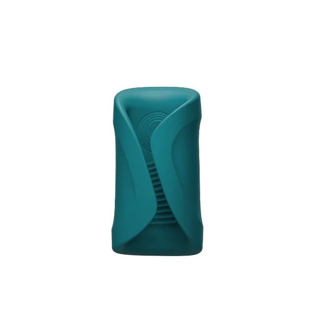 Masturbator cu inel pentru penis LOVENSE Gush 2. cu vibrații și oscilații intense. control prin aplicație. rezistent la apă. verde