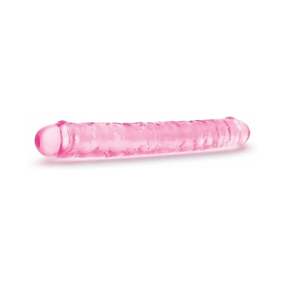 Me You Us Ultra Cock 12 in. Jelly Double Ended Dildo Pink