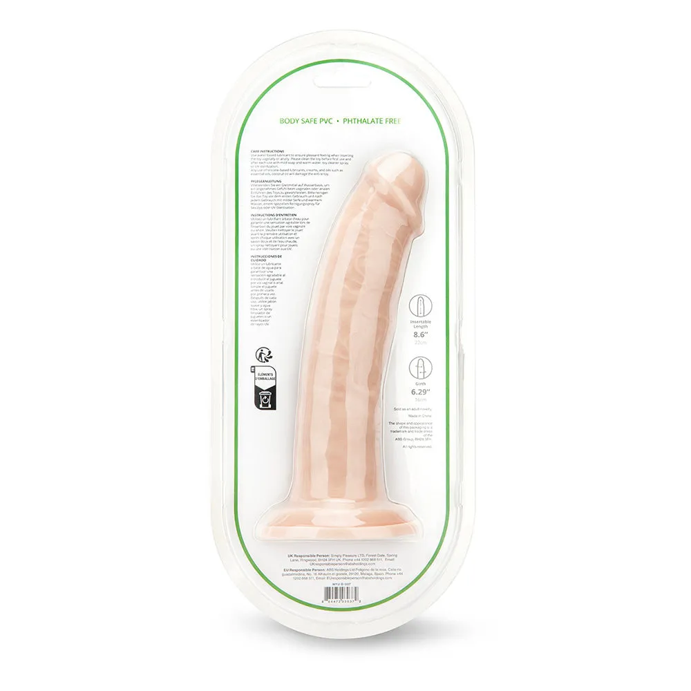 Me You Us Ultra Cock 9 in. Realistic Dildo Vanilla