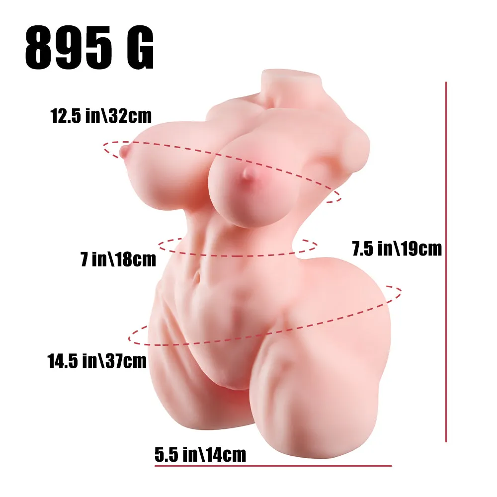 Mini Emma: Mini Torso Sex Doll Muscle Girl Big Ass Porn