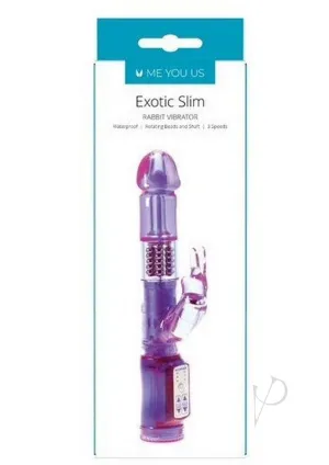 Minx Exotic Slim Rabbit Vibe Purple Os