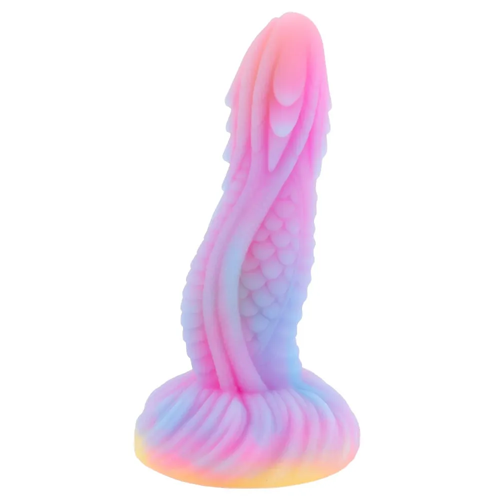 Monster Animal Dildo Butt Plug - Luminous Snake Dildos Big Suction Cup Anal Toy