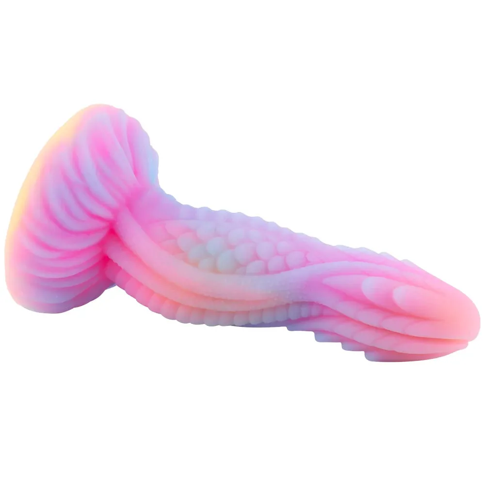 Monster Animal Dildo Butt Plug - Luminous Snake Dildos Big Suction Cup Anal Toy