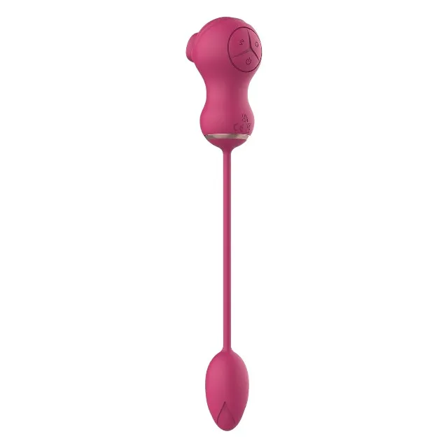 Ou vibrator DREAMTOYS Essentials Tapping Stimulator. pentru stimulare dublă. 7 funcții de tapping. 4 funcții de vibrație. roz