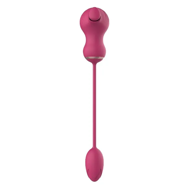Ou vibrator DREAMTOYS Essentials Tapping Stimulator. pentru stimulare dublă. 7 funcții de tapping. 4 funcții de vibrație. roz