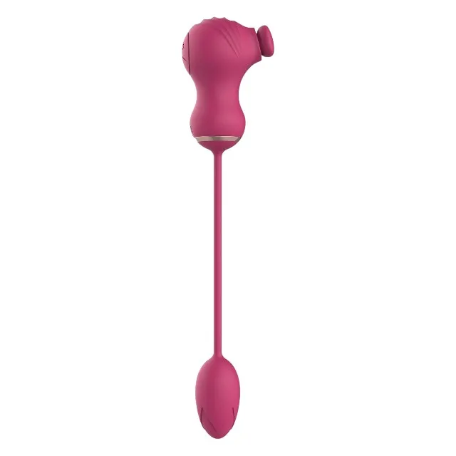 Ou vibrator DREAMTOYS Essentials Tapping Stimulator. pentru stimulare dublă. 7 funcții de tapping. 4 funcții de vibrație. roz