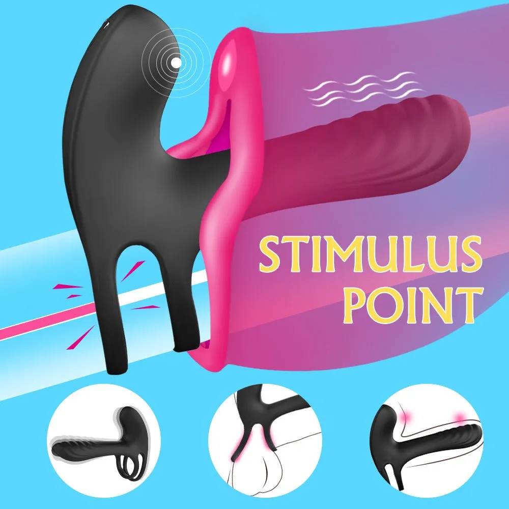 Ox King - Remote-controlled couple masturbator with cock ring