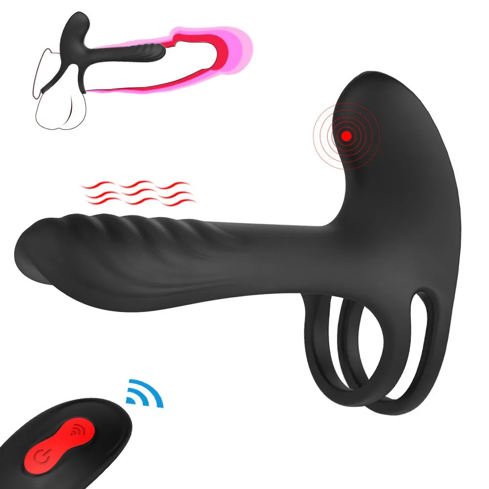 Ox King - Remote-controlled couple masturbator with cock ring