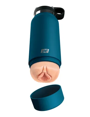 PDX Plus Fuck Flask Blue