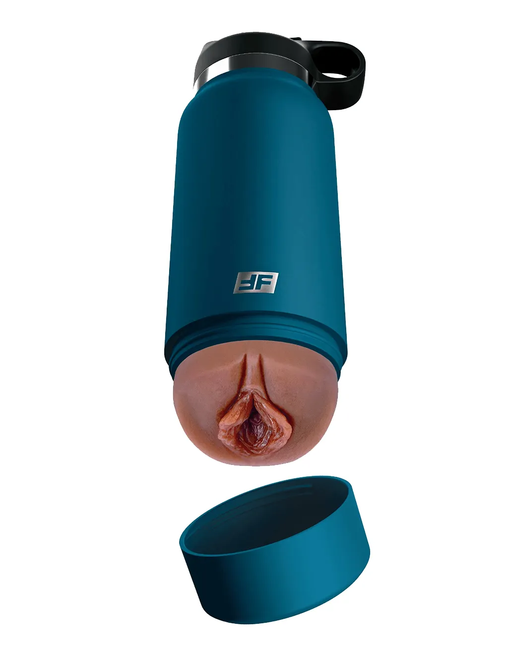 PDX Plus Fuck Flask Blue