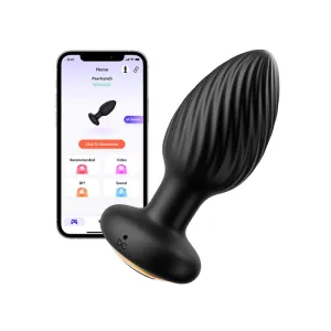 Pearlconch| Butt Plug with 7 Rotating and Vibrating Modes Anal Vibrator