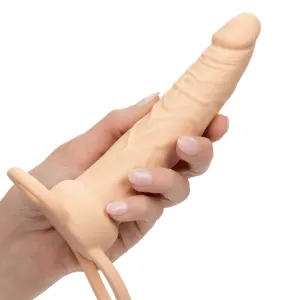 Performance Maxx Double Penetration Vibrating Dildo - Ivory