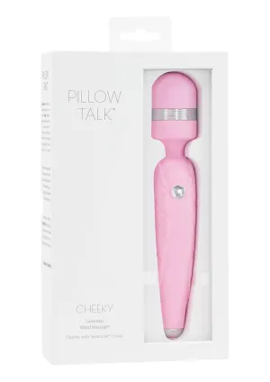 Pillow Talk Cheeky Massager Wand Pink