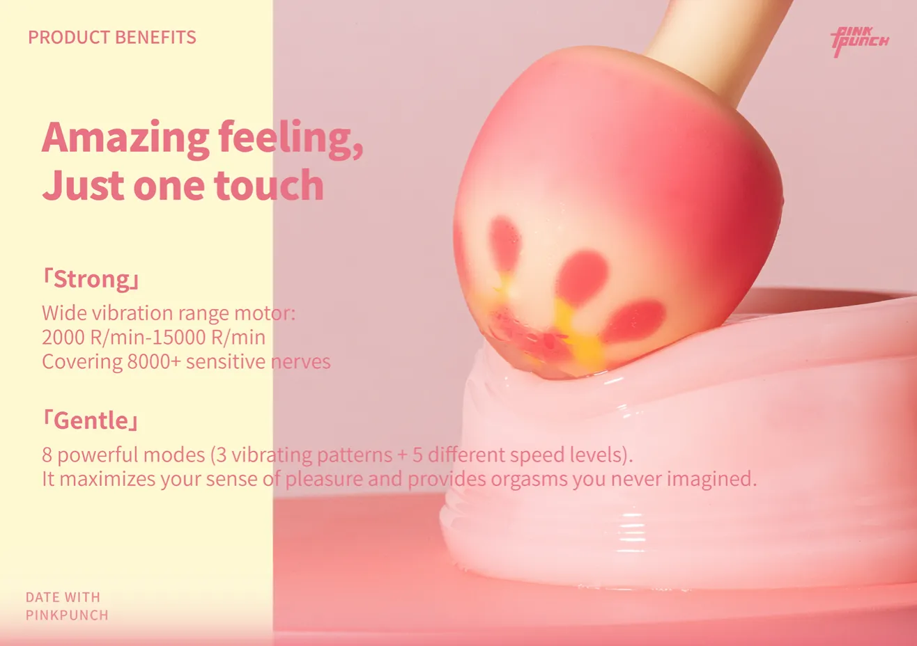 PinkPunch Sunset Mushroom APP Control Vibrator | Loveme Sex