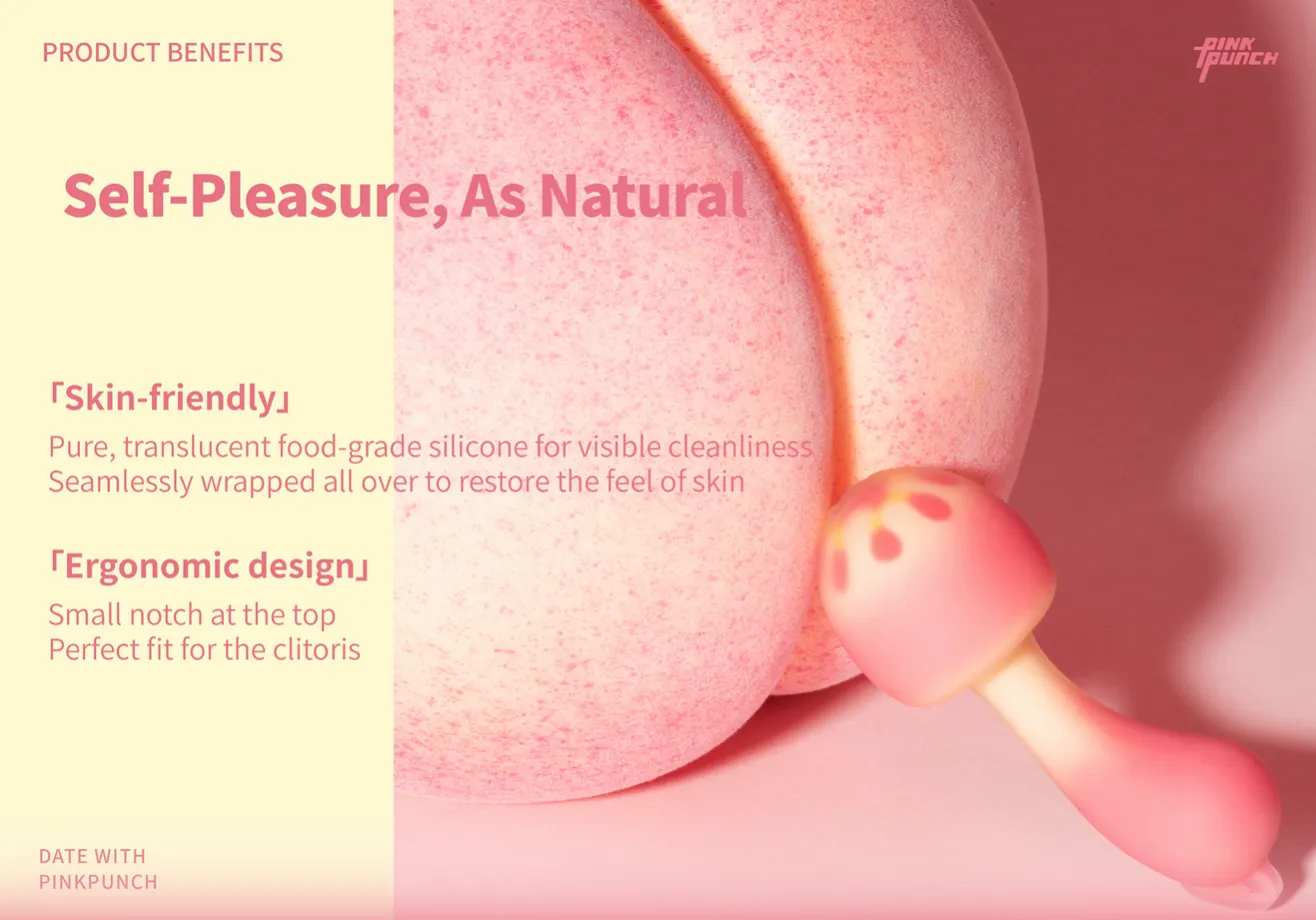 PinkPunch Sunset Mushroom APP Control Vibrator | Loveme Sex