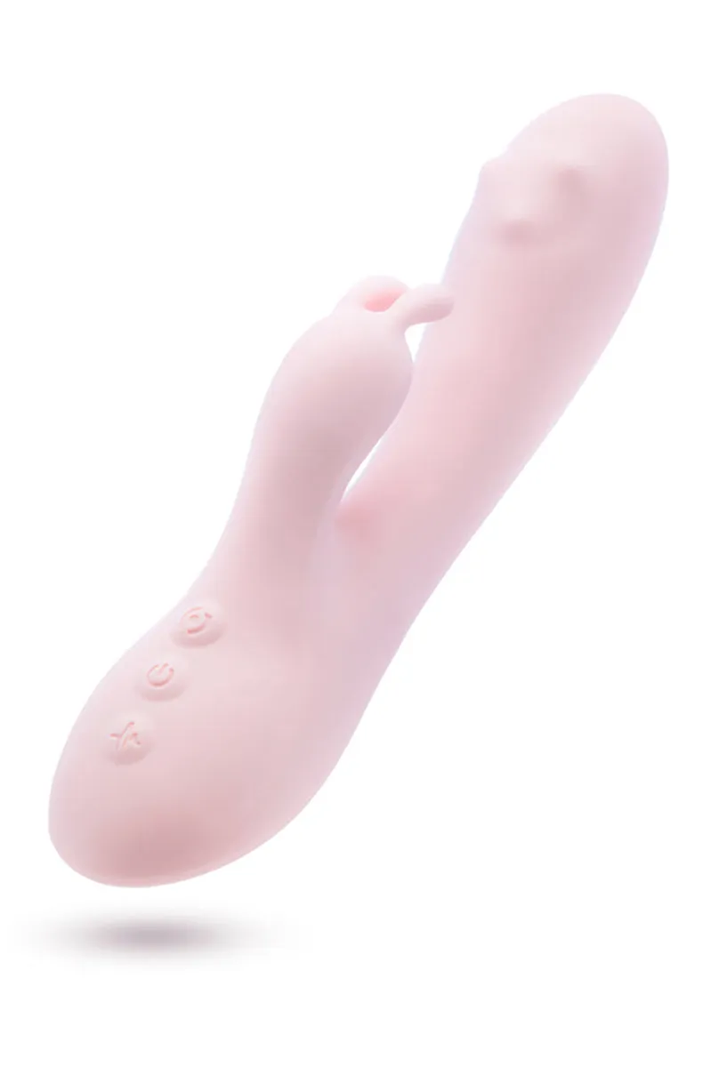 Play With Me Fairy Flutter Pink Silicone Rabbit Vibrator
