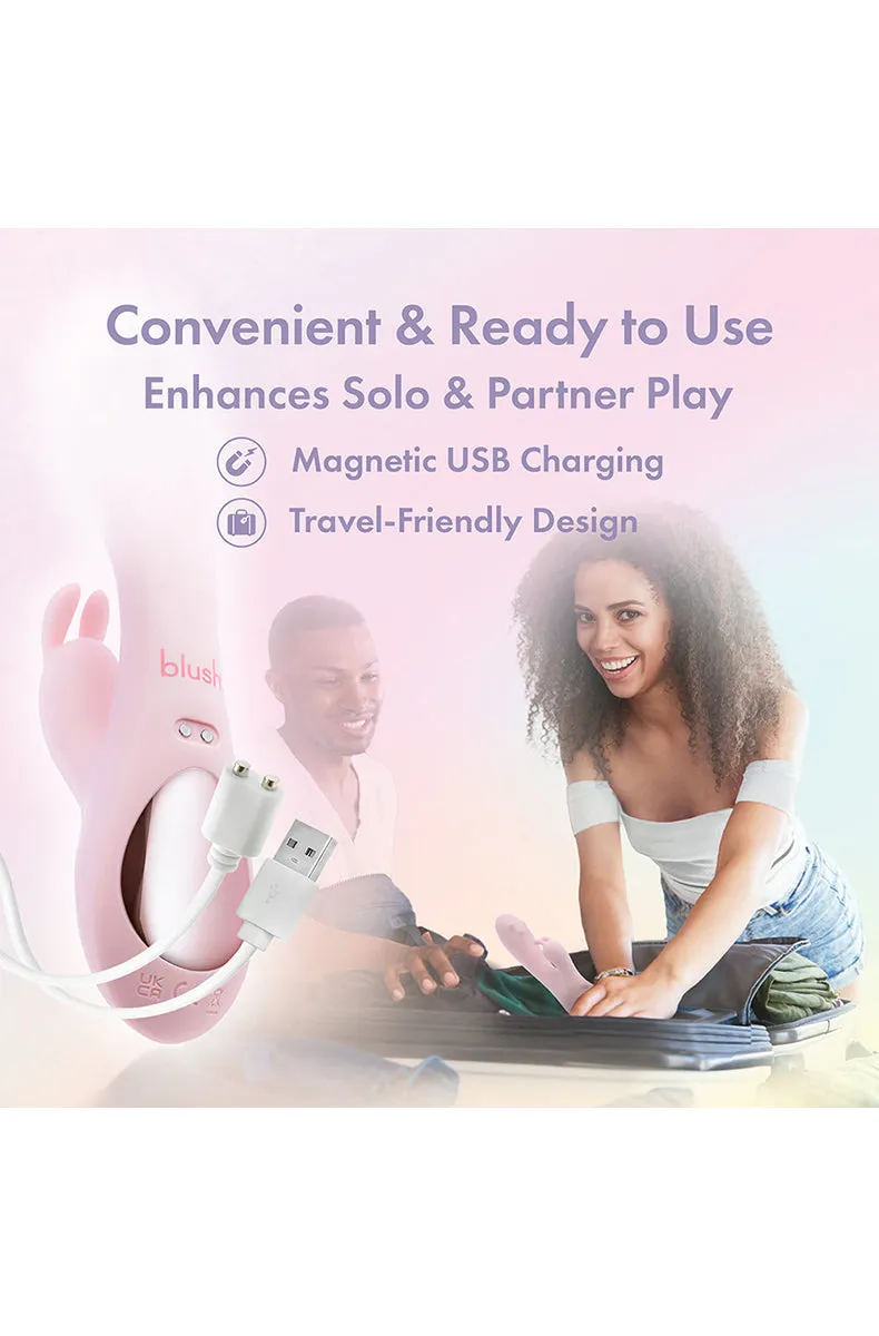 Play With Me Fairy Flutter Pink Silicone Rabbit Vibrator