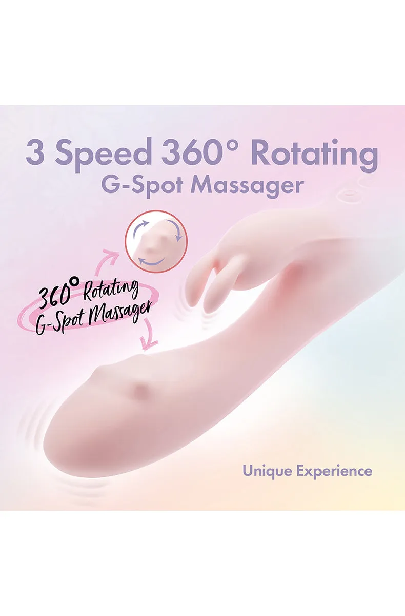 Play With Me Fairy Flutter Pink Silicone Rabbit Vibrator