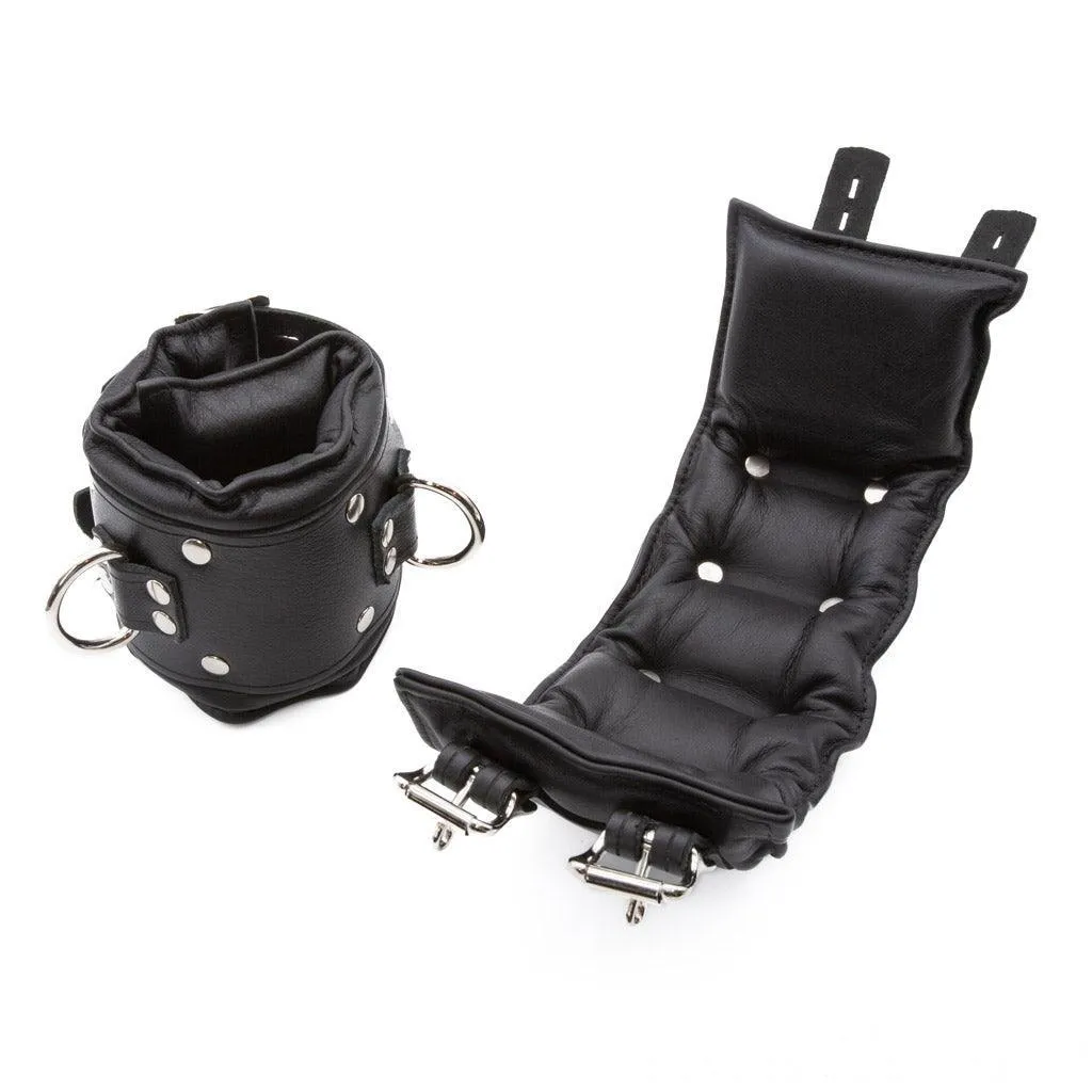Premium Lockable Dungeon Ankle Cuffs