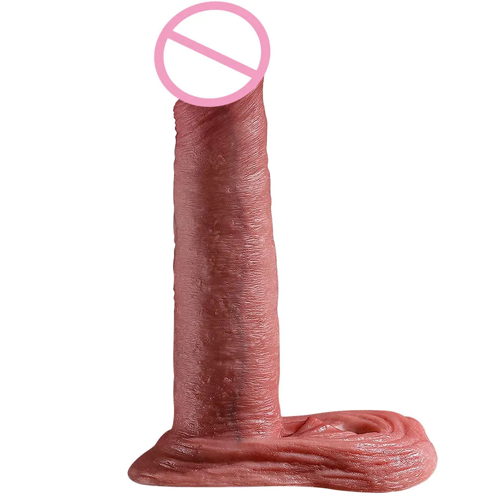 Premium Silicone Cock Sleeve - Lifelike Penis Enlarger Cock Ring Ejaculation Male Sex Toy