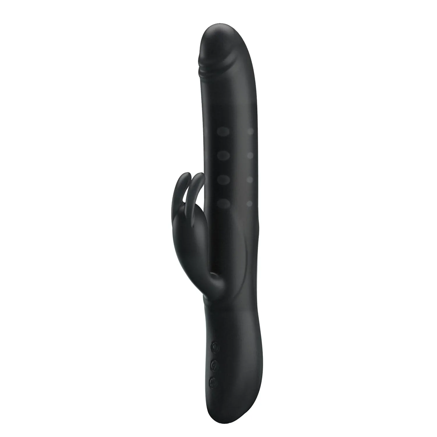 Pretty Love - Colin Vibrating Rotating Rabbit Vibrator (Black)