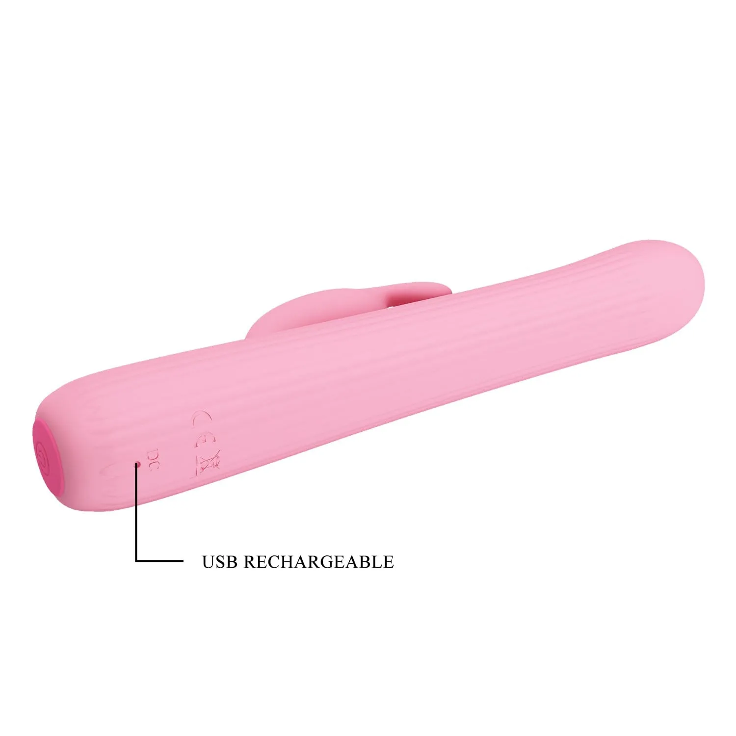 Pretty Love - Julian Vibrating Rotating Rabbit Vibrator (Pink)