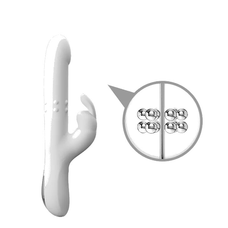 PRETTY Love Reese thrusting & rotating Rabbit vibrator WHITE