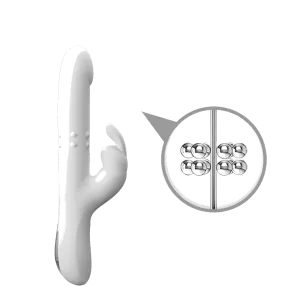 PRETTY Love Reese thrusting & rotating Rabbit vibrator WHITE