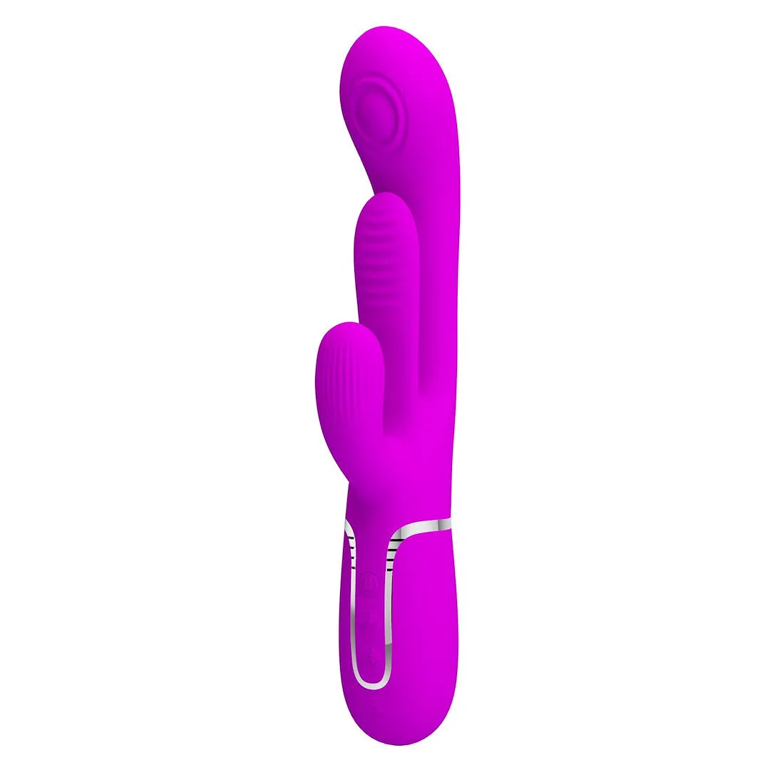 Pretty Love Shania External Sensations Thumping Vibrator – Purple
