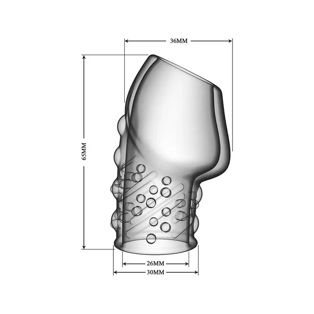 Pretty Love Stretchy Rubber Clear Matias Penis Sleeve