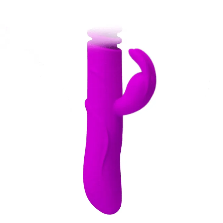 Pretty Love - Ward Rotating Thursting Rabbit Vibrator (Purple)
