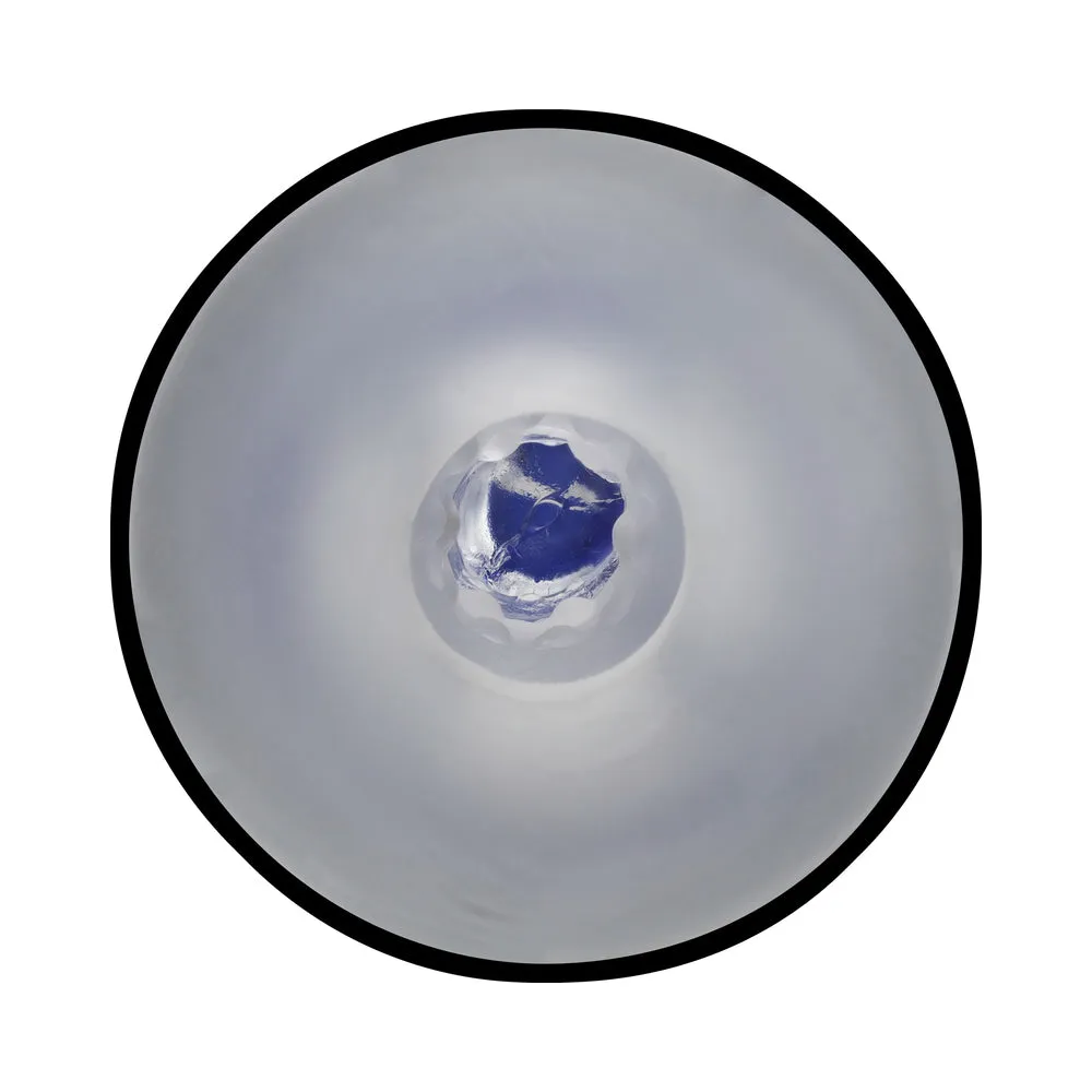 PUMPED SonicPull Masturbator Suction Vibration Multimedia Enhanced Metallic Blue