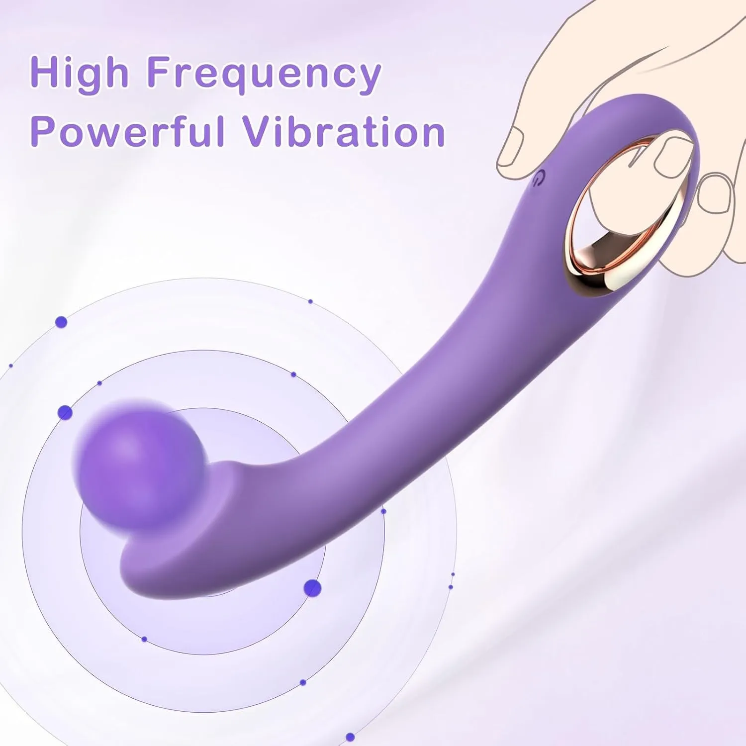 PureKiss Clitoral G Spot Anal Vibrator Dildo. Adult Sex Toy for Women Couple