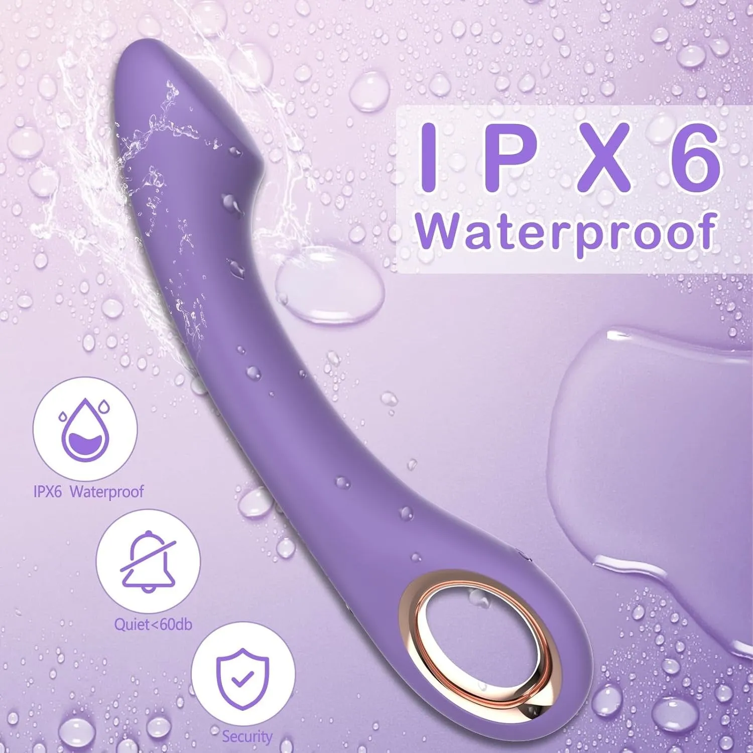 PureKiss Clitoral G Spot Anal Vibrator Dildo. Adult Sex Toy for Women Couple