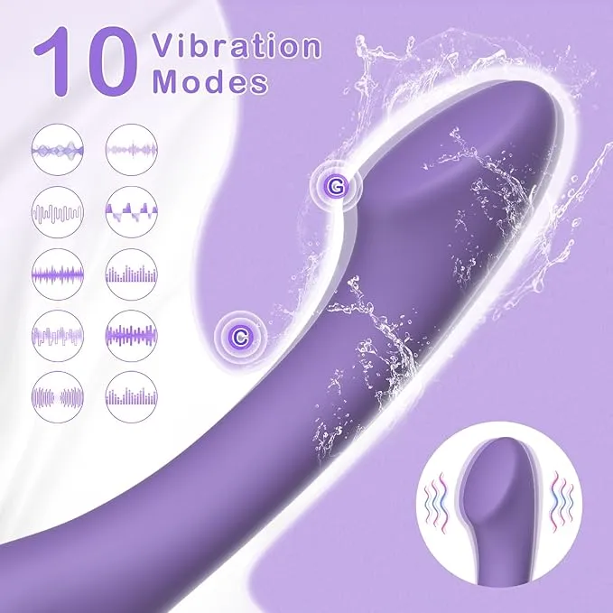 PureKiss Clitoral G Spot Anal Vibrator Dildo. Adult Sex Toy for Women Couple
