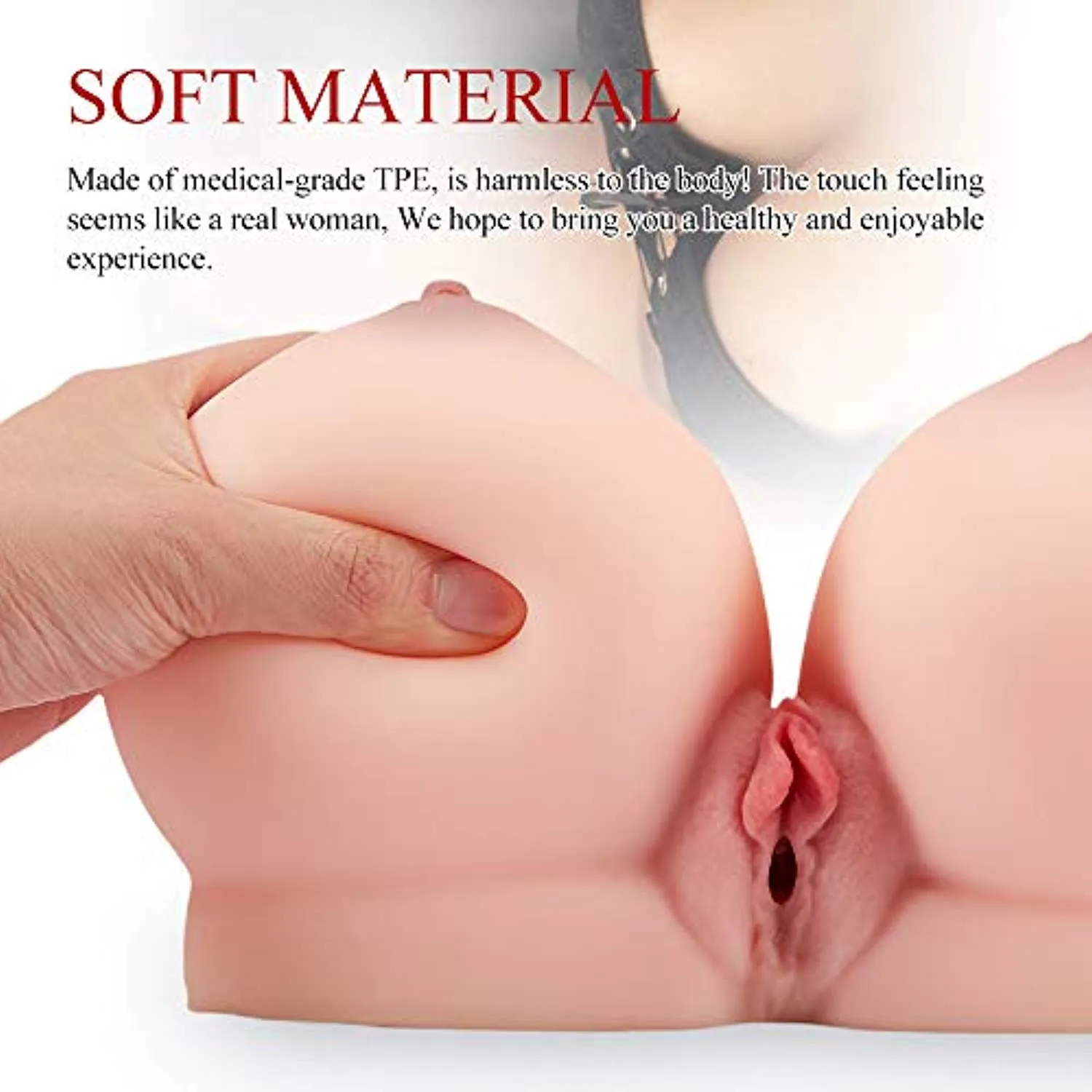 Realistic Boobs Vaginal 3D Pussy Breast Sex Doll Torso For Masturbation