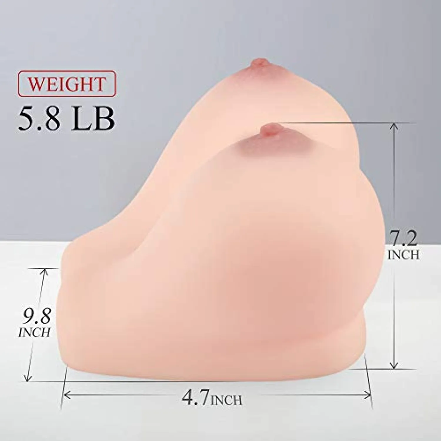 Realistic Boobs Vaginal 3D Pussy Breast Sex Doll Torso For Masturbation