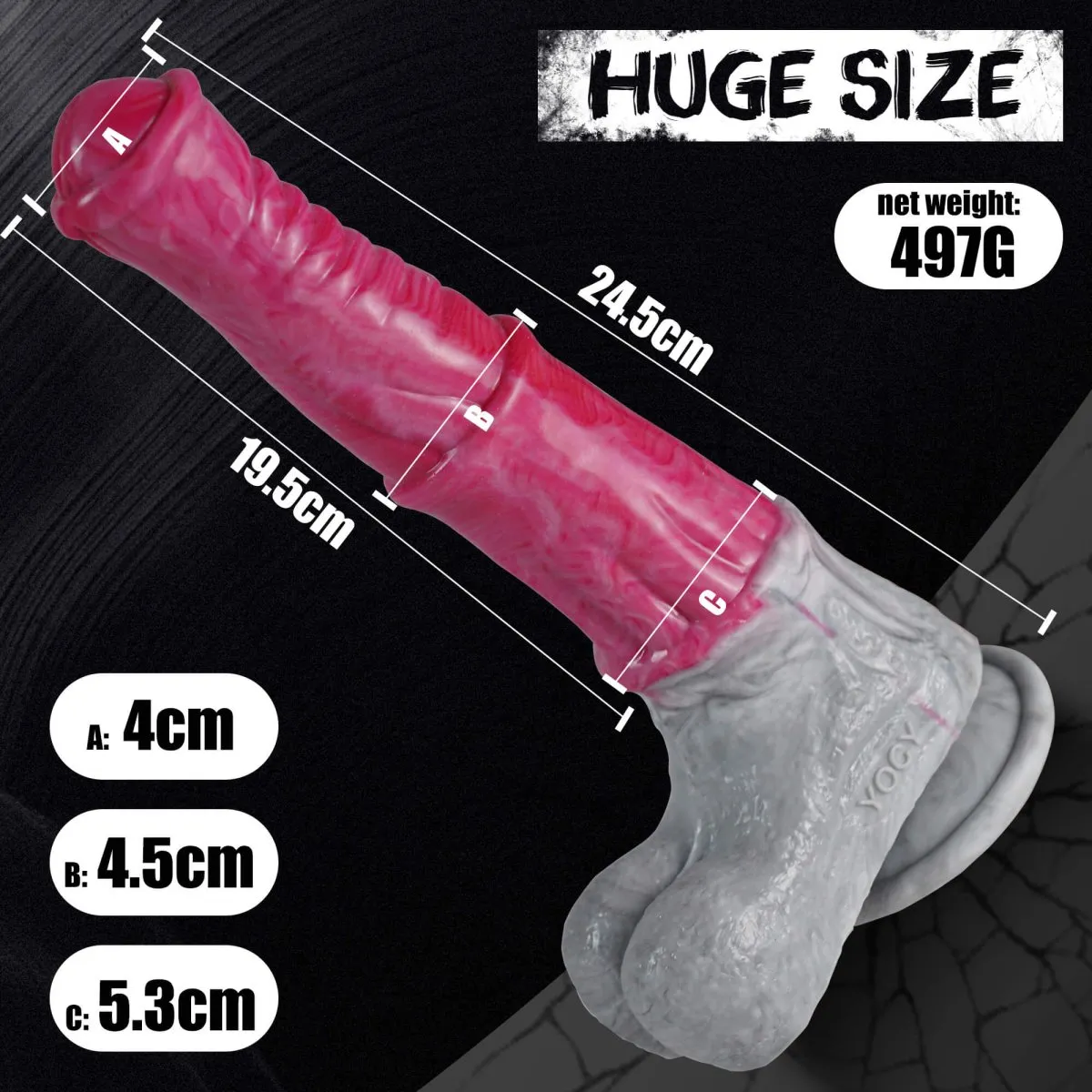Realistic Horse Silicone Monstor Dildo