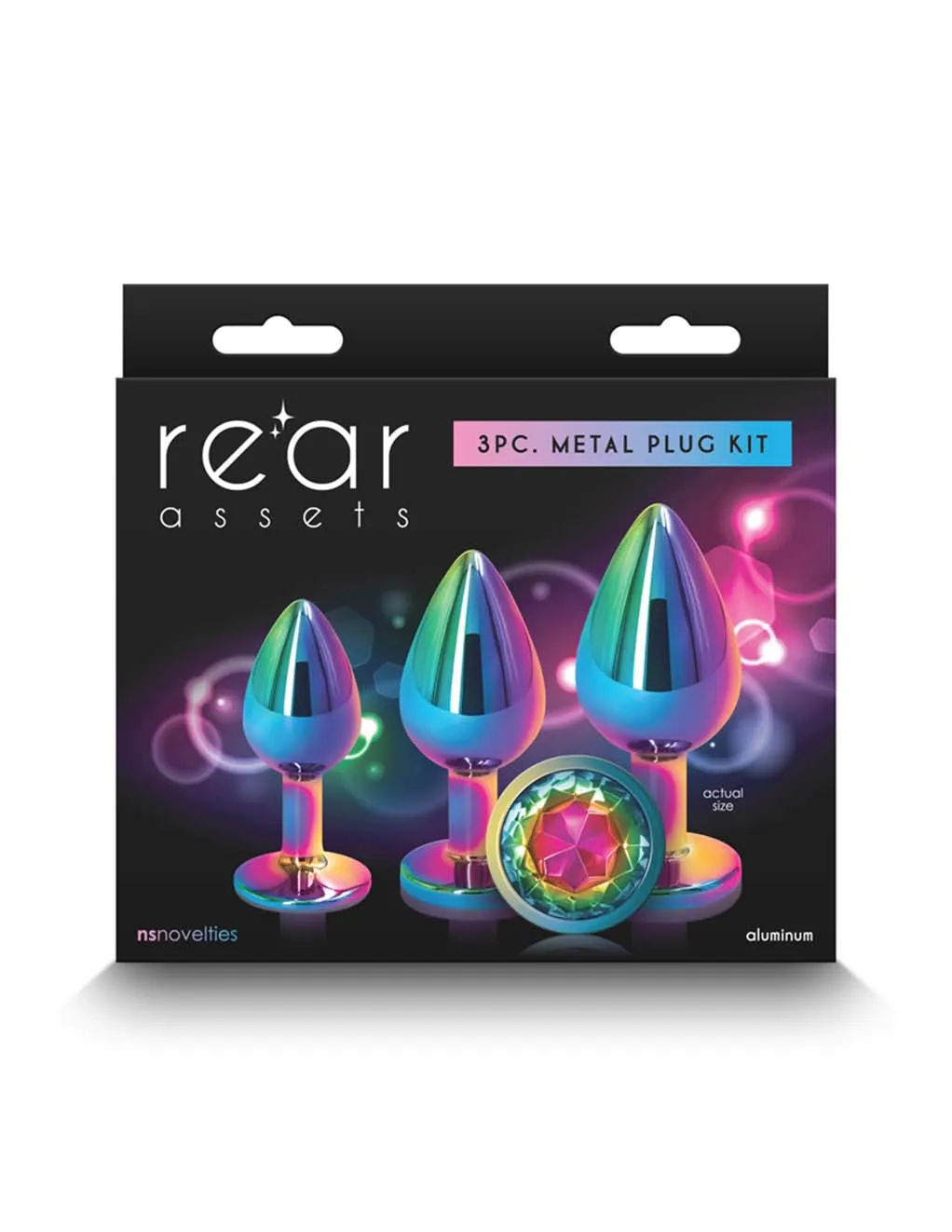 Rear Assets 3pc Round Metal Plug Kit