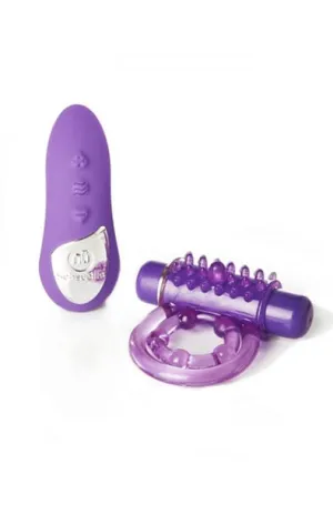 Remote Control Bullet Ring in Purple